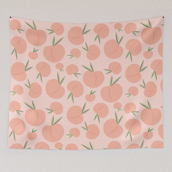 Item preview, The Feeling Peachy Print designed and sold by sunbeamstudios.
