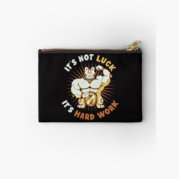 Item preview, It's Not Luck It's Hard Work Lucky Cat by Tobe Fonseca designed and sold by Tobe Fonseca®.
