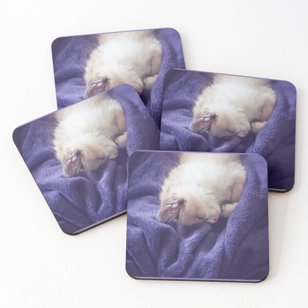 Item preview, sacred birman kitten sleeping designed and sold by Nebulae-Art.