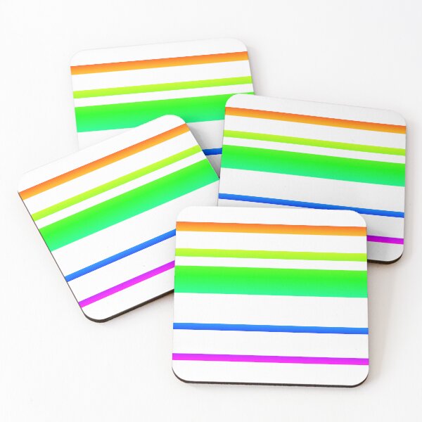 Item preview, white striped | white multicolor stripes designed and sold by lausn.