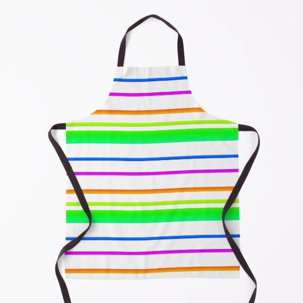 Aperçu de l'œuvre rayé blanc | rayures multicolores blanches créée et vendue par lausn.