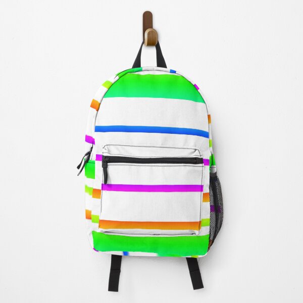 Item preview, white striped | white multicolor stripes designed and sold by lausn.