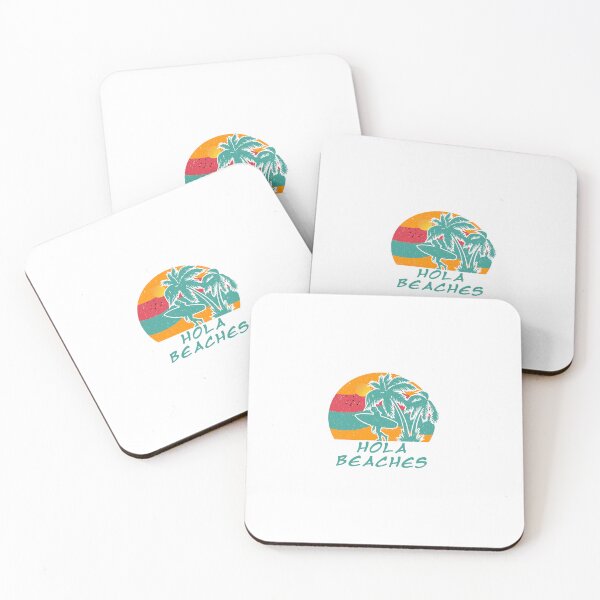 Item preview, Hola Beaches, funny beaches summer vacation kids men women   designed and sold by ArtByMigdad.