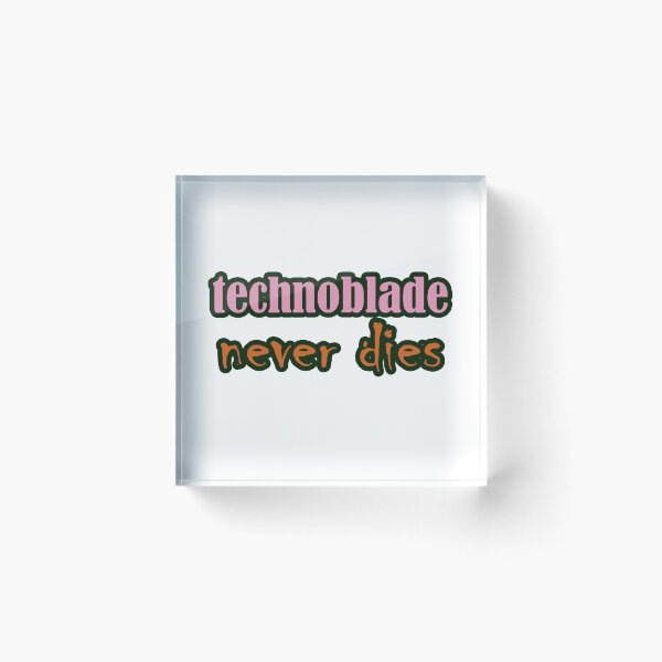 Item preview, technoblade never dies designed and sold by muta1993.