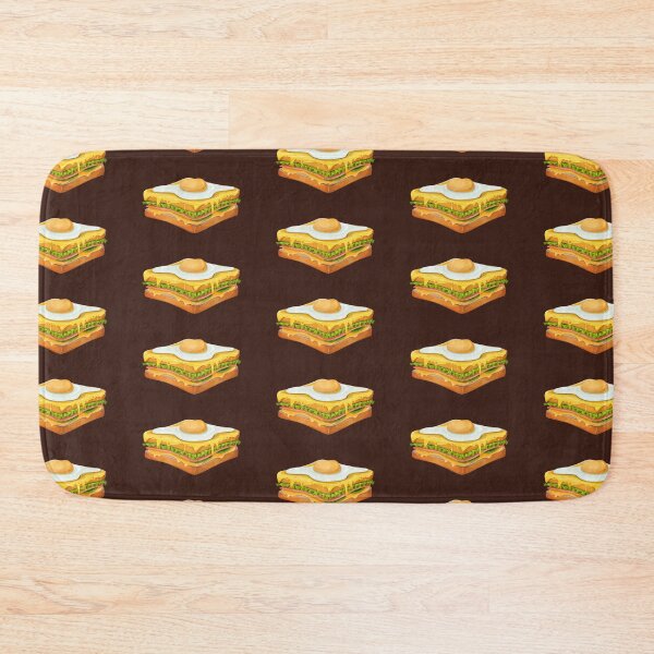 Item preview, Croque Madame Sandwich with Ham, Gruyere Cheese, and Fried Egg designed and sold by Alicia Chee.