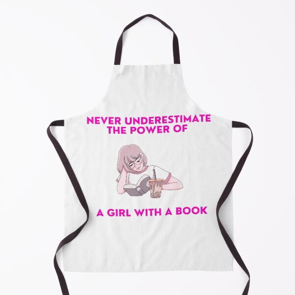 Item preview, never underestimate the power of a girl with a book designed and sold by Zakaria-4.