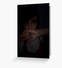Speak Your Mind Greeting Card