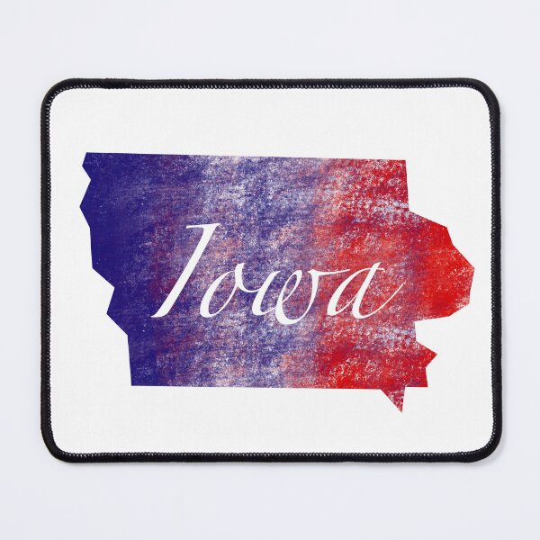 Item preview, Iowa state flag color palette  designed and sold by DianaMelnyk.