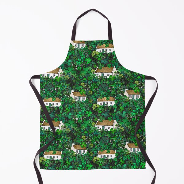 Item preview, Wee Irish Village Hidden in the Shamrocks designed and sold by IrishVikingDesigns.