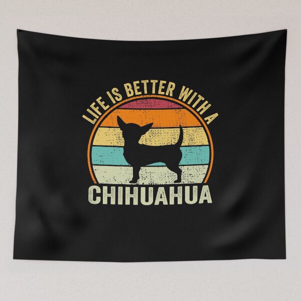 Item preview, Life is better with a Chihuahua Shirt, for Chihuahua lovers, Best Chihuahua Dog Lovers, Chihuahua Dad Mom Dad Owner Christmas Birthday Gift designed and sold by xlnv.