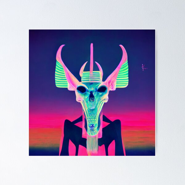Item preview, Synthwave  god designed and sold by Fuzzyart1977.