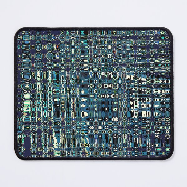 Item preview, Matrix Blue Geometric Abstract Design designed and sold by SpieklyArt.