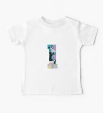 Lowercase pastel abstract check-l Baby Tee