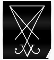 Sigil von Luzifer / Siegel des Satans Poster