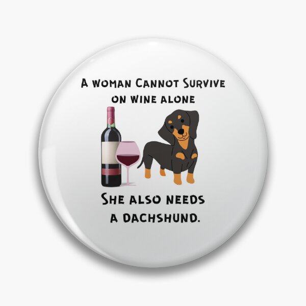 Item preview, Dacshund and Wine designed and sold by speakupandshine.