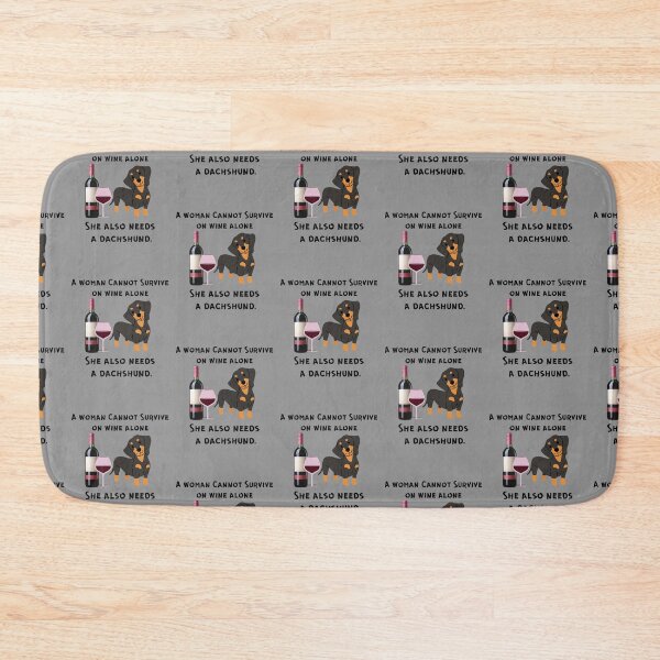 Item preview, Dacshund and Wine designed and sold by speakupandshine.