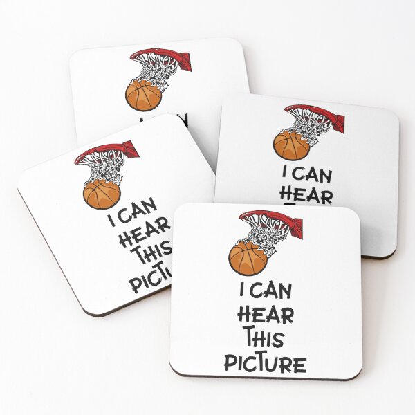 Item preview, I Can Hear This Picture BasketBall designed and sold by MagiqueStickers ⭐⭐⭐⭐⭐.