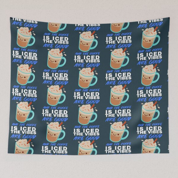 Item preview, The vibes are good and the coffe is iced. . designed and sold by ParadiseByArt.