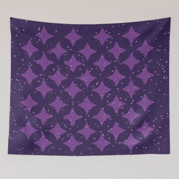 Item preview, Magical starry diamonds pattern in purple, Christmasy designed and sold by Anomalypark.