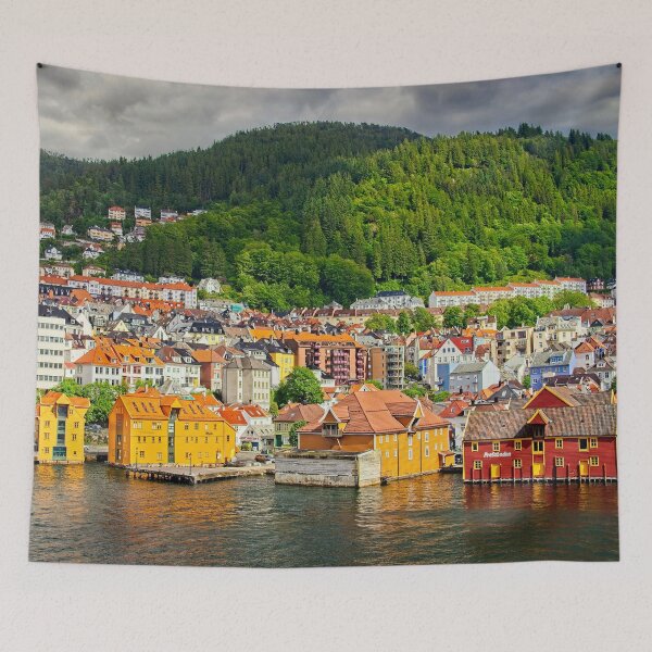 Item preview, Bergen City Norway designed and sold by Martyn R Arnold Fine Art Nature & Landscape Photography.