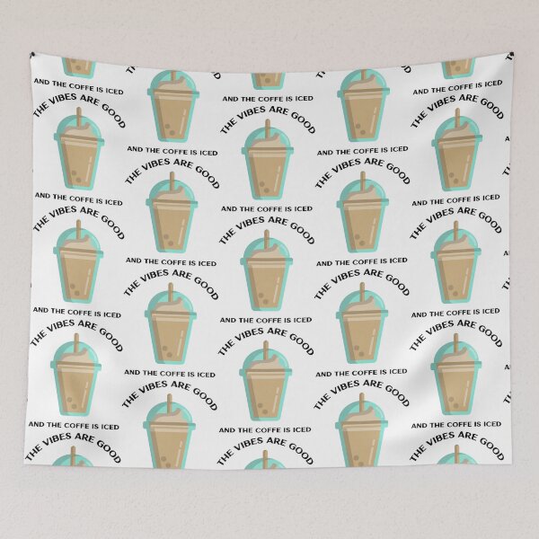Item preview, The vibes are good and the coffe is iced. . designed and sold by ParadiseByArt.