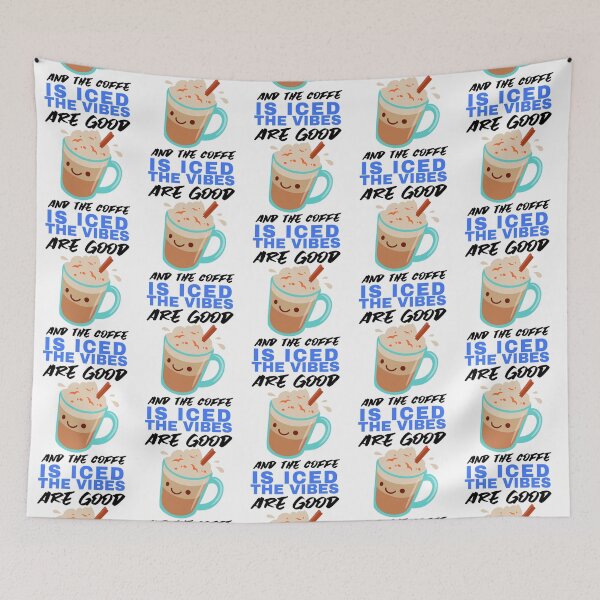 Item preview, The vibes are good and the coffe is iced. . designed and sold by ParadiseByArt.