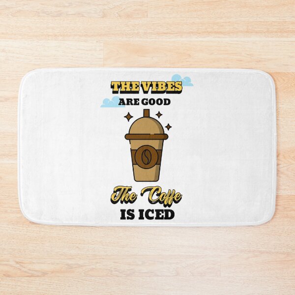 Item preview, The vibes are good and the coffe is iced. . designed and sold by ParadiseByArt.