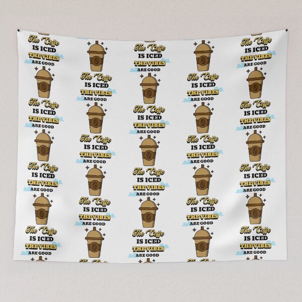 Item preview, The vibes are good and the coffe is iced. . designed and sold by ParadiseByArt.