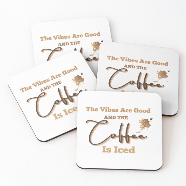 Item preview, the vibes are good and the coffee is ice designed and sold by ParadiseByArt.
