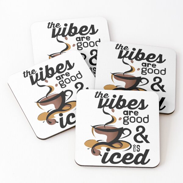 Item preview, The vibes are good and the coffe is iced. . designed and sold by ParadiseByArt.