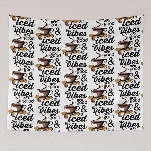 Item preview, The vibes are good and the coffe is iced. . designed and sold by ParadiseByArt.