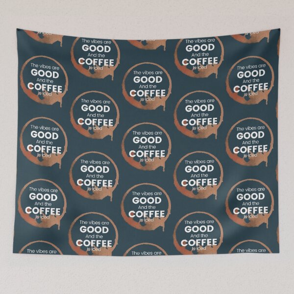 Item preview, The vibes are good and the coffe is iced. . designed and sold by ParadiseByArt.
