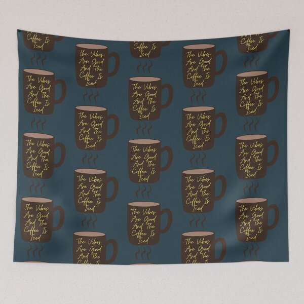 Item preview, The vibes are good and the coffe is iced. . designed and sold by ParadiseByArt.