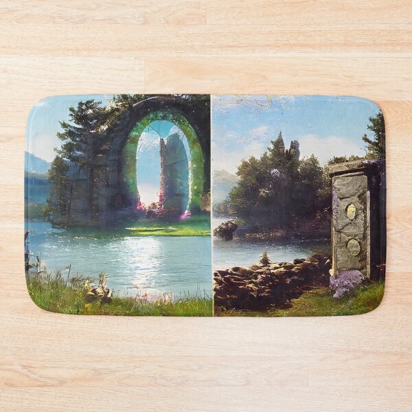 Item preview, Magical stone portal and magical rune stone designed and sold by fizzribbit.