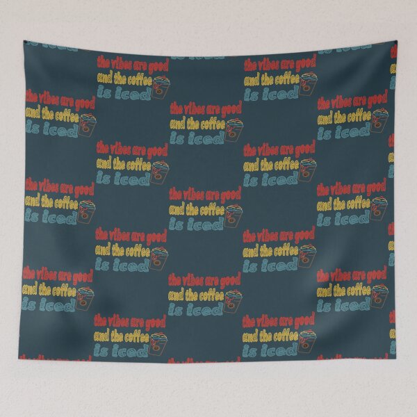 Item preview, The vibes are good and the coffe is iced. . designed and sold by ParadiseByArt.