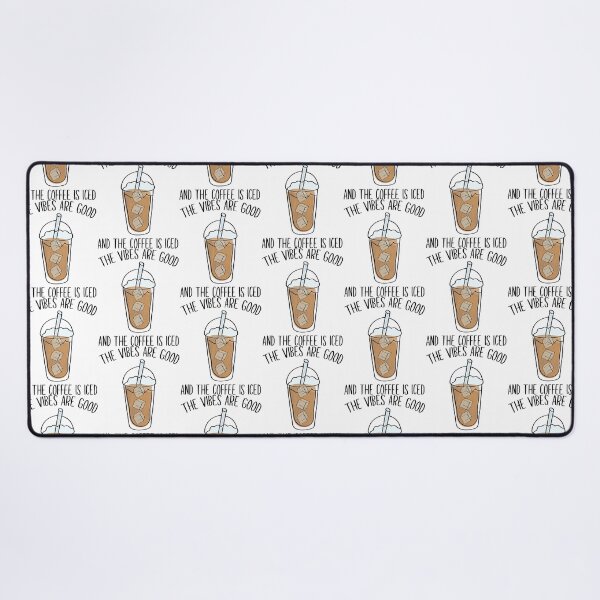 Item preview, The vibes are good and the coffe is iced. . designed and sold by ParadiseByArt.