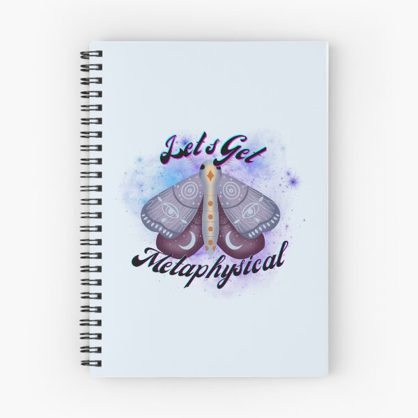 Item preview, Let's Get Metaphysical Moth Graphic designed and sold by FandomINK.