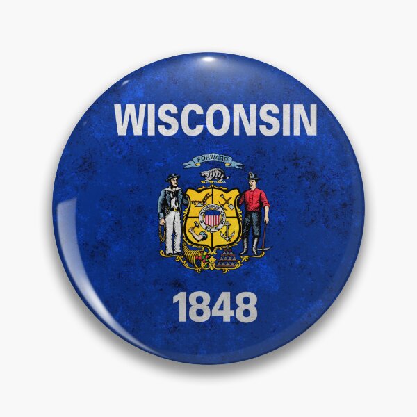 Item preview, Flag of Wisconsin designed and sold by Enzwell.