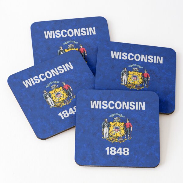 Item preview, Flag of Wisconsin designed and sold by Enzwell.