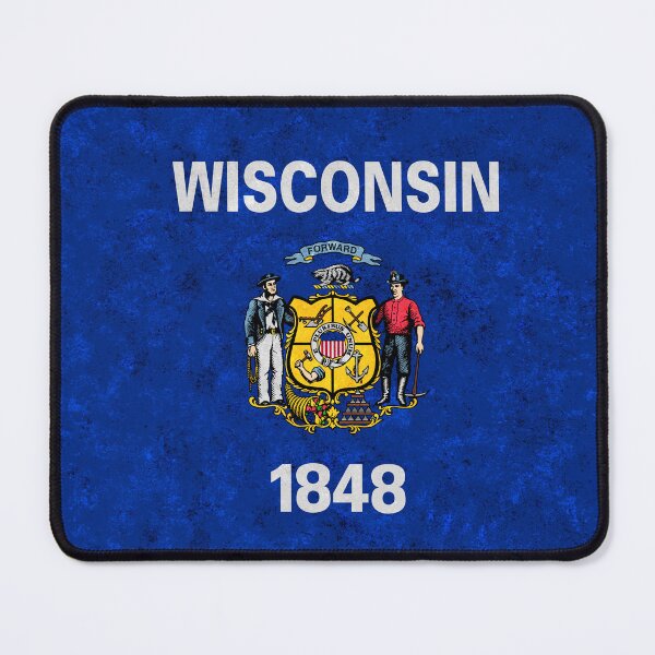 Item preview, Flag of Wisconsin designed and sold by Enzwell.