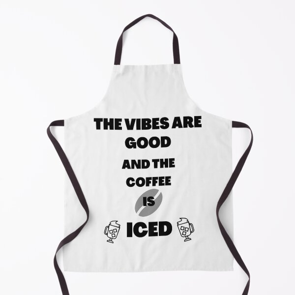 Item preview, The Vibes Are Good And The Coffee Is Iced Premium designed and sold by ParadiseByArt.