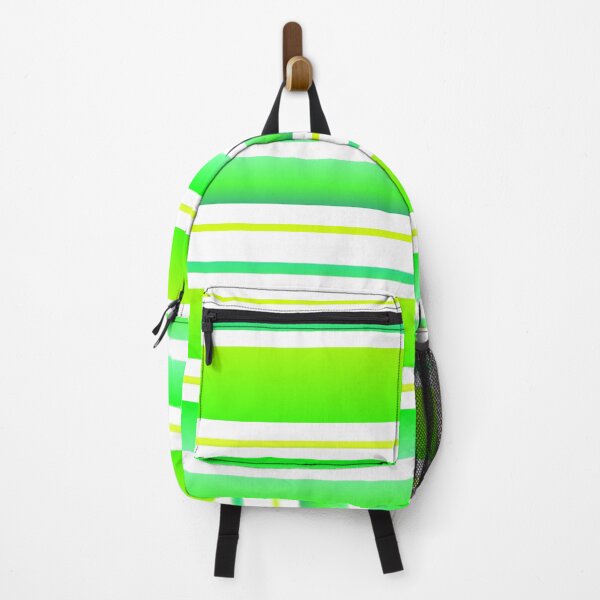 Item preview, Lime green and white striped | light green white stripes designed and sold by lausn.