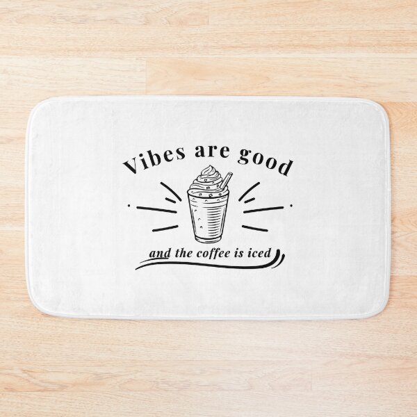 Item preview, The vibes are good and the coffe is iced. . designed and sold by ParadiseByArt.