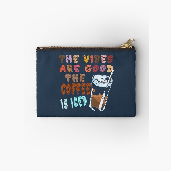 Item preview, The Vibes Are Good And The Coffee Is Iced, coffee lovers designed and sold by ParadiseByArt.