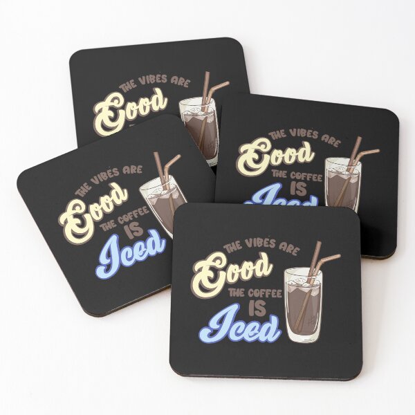 Item preview,  The vibes are good and the coffe is iced. . designed and sold by ParadiseByArt.