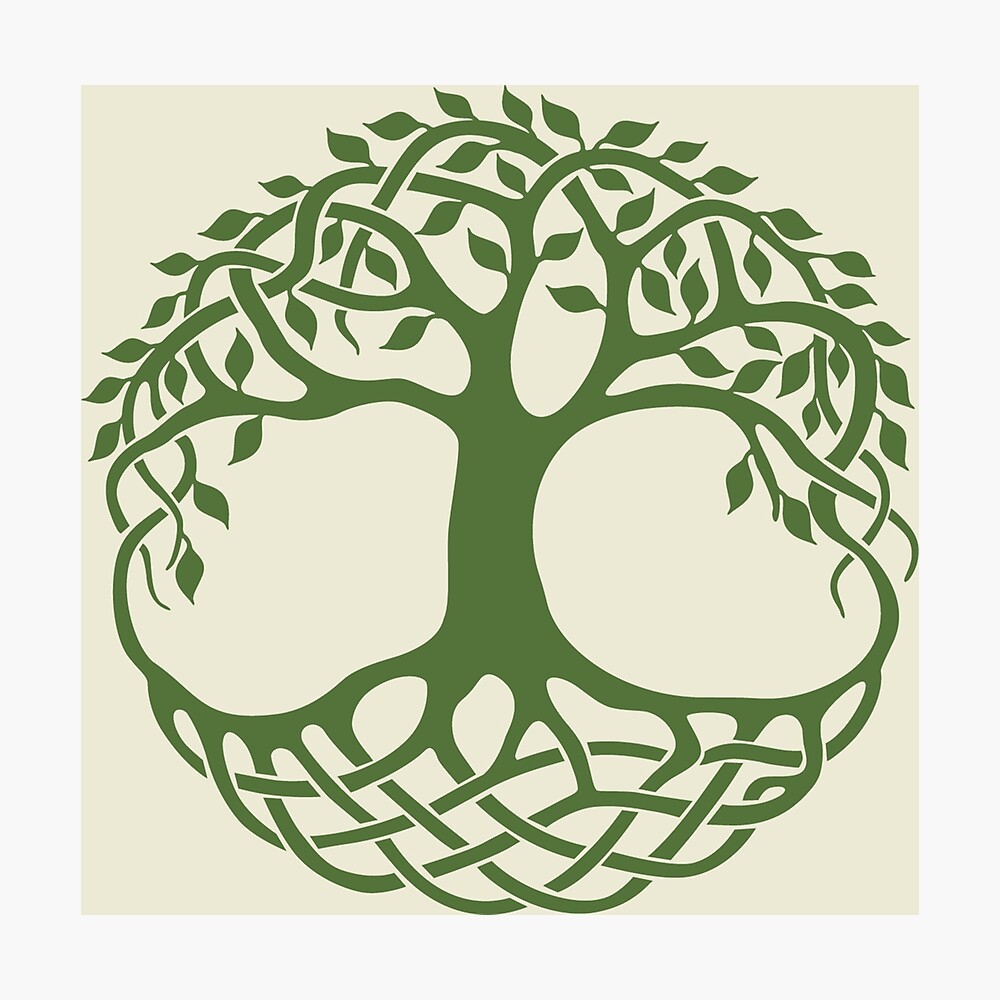 Poster for Sale mit Keltischer Baum des Lebens von JoniandCo | Redbubble