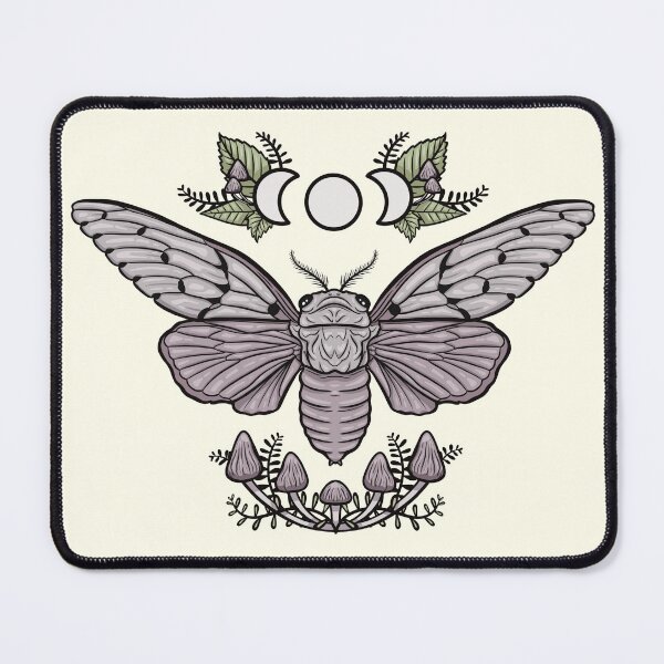 Item preview, Moon Cicada designed and sold by WORMWOODstudio.