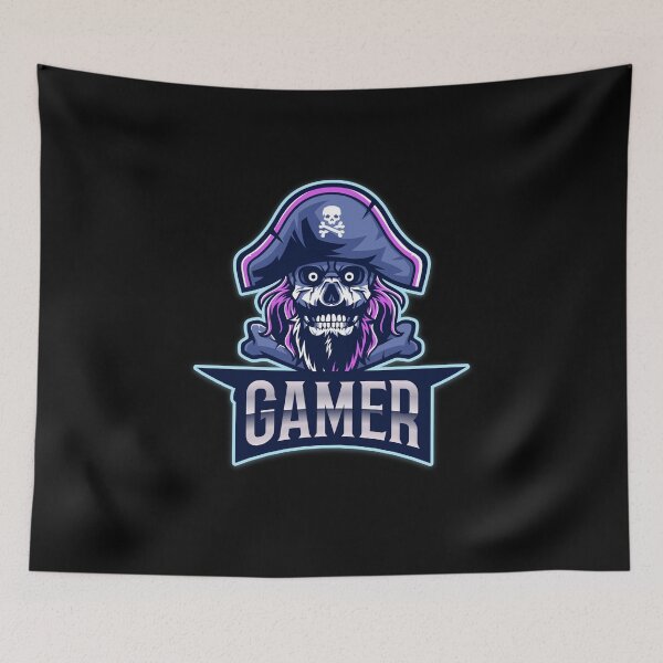 Item preview, Gamer with Skull Captain designed and sold by PRIVARSHU.