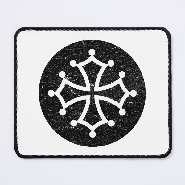 Item preview, Cathar Cross, Occitan cross in black circle designed and sold by IsisOsiris.