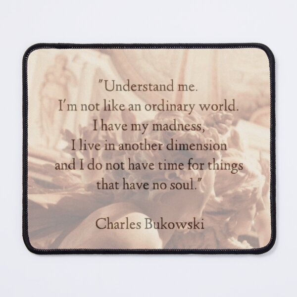 Item preview, Charles Bukowski quote designed and sold by MariaIoannou.